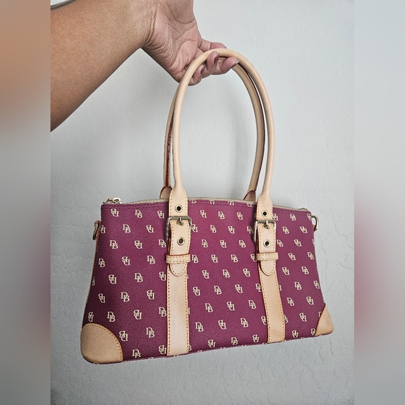 Dooney & Bourke Handbags - Dooney & Bourke Maroon Shoulder/Hand Bag